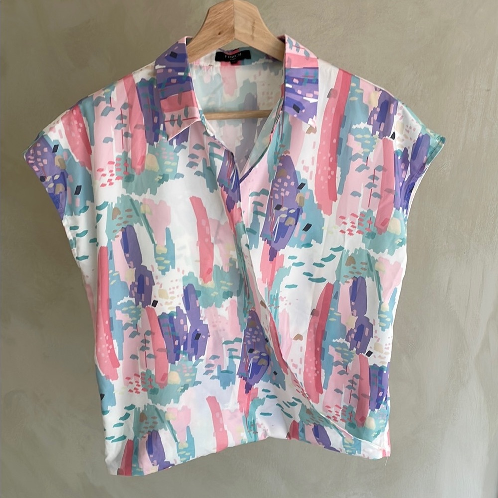 Colorful Abstract Women's Top